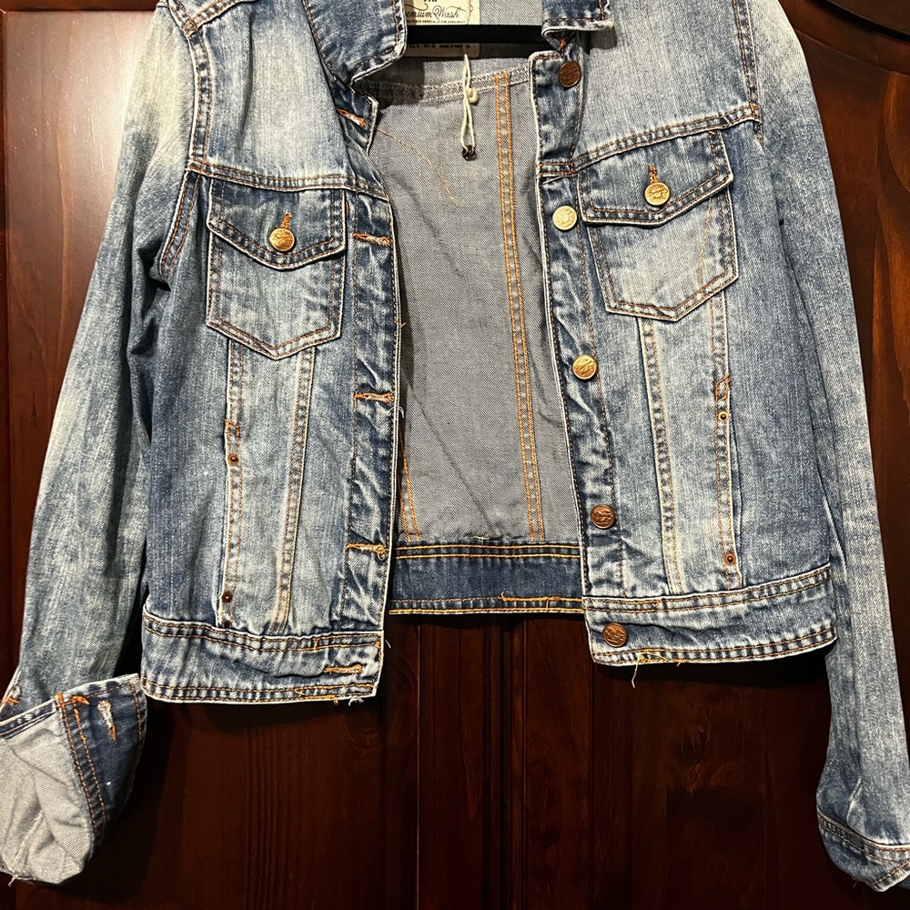 Zara Premium Wash Denim Jacket